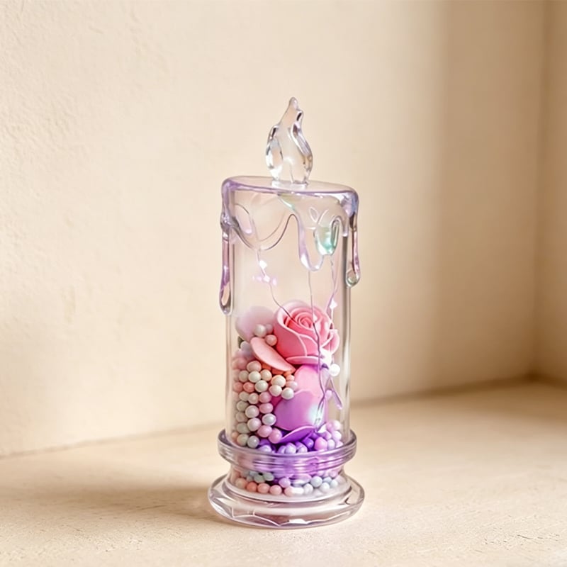 🌹Realistic Rose Candle Lights — Battery-Powered, Smoke-Free LED Roses for Home Decor, Weddings, Parties & Gifts ✨