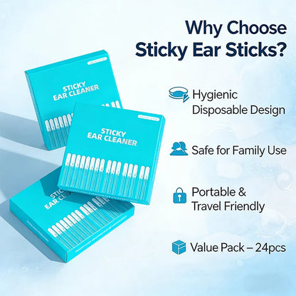 Sticky Ear Cleaning Sticks - Gentle, Visible Ear Care👂(24PCS)