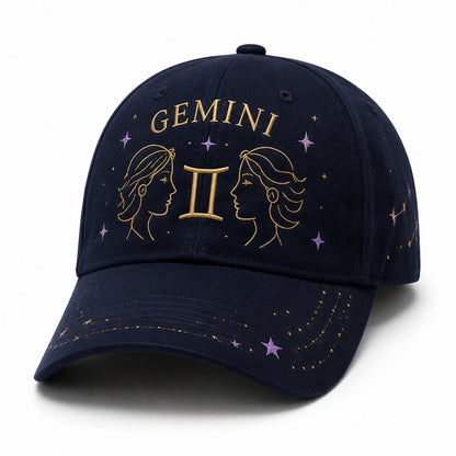 🔥HOT SALE ♈12 Zodiac Signs Embroidered Cap Collection – Celestial Hats Made for Every Personality