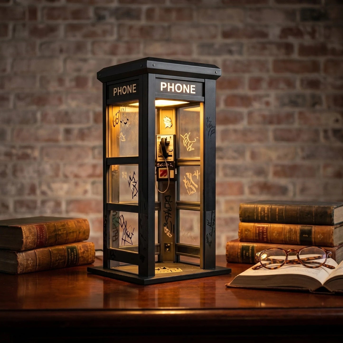 ✨Vintage Phone Booth Ambient Lamp- 🎁Light up Every Cozy Corner💛