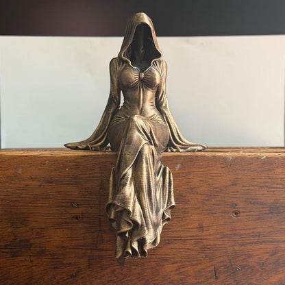 Lady Reaper - Ethereal Hooded Figure Sculpture