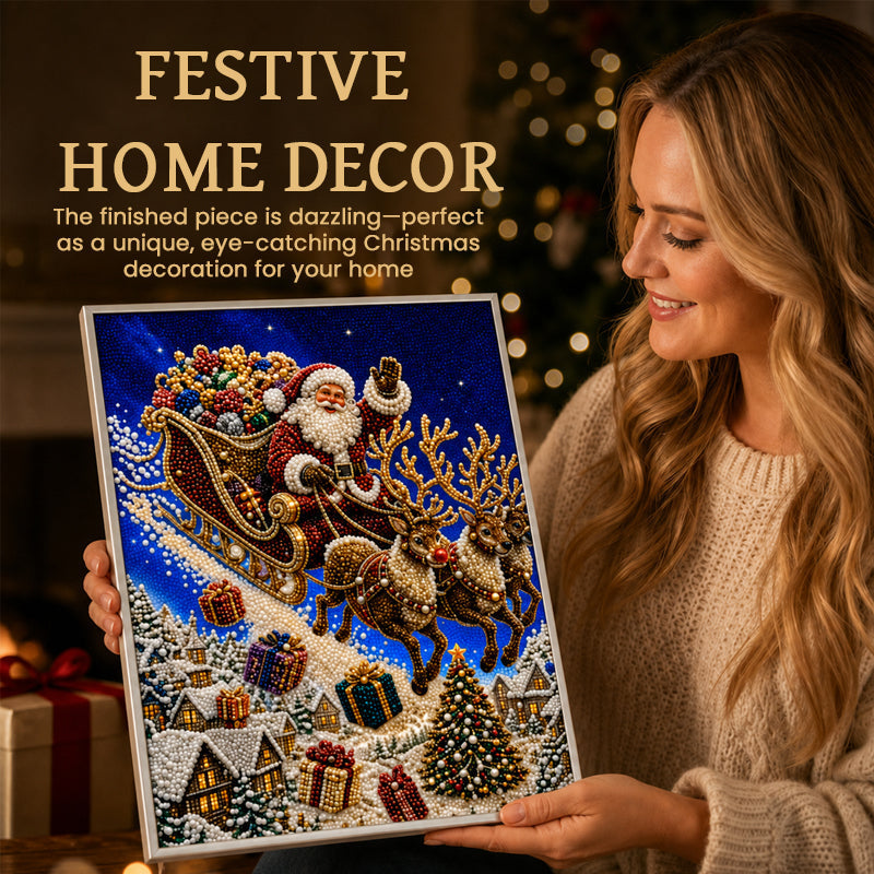 🎄 Christmas Reindeer Diamond Painting Kit