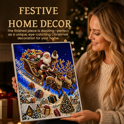 🎄 Christmas Reindeer Diamond Painting Kit