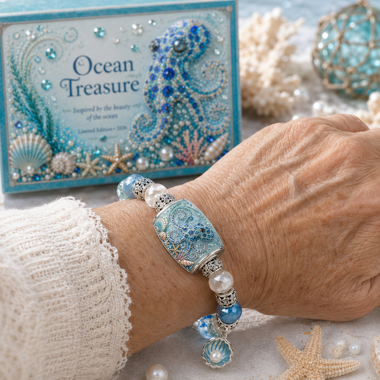 🌊Last Day Promo: 49% OFF - 💙Ocean Theme Charm Bracelet Collection - Inspired by the Beauty of the Sea