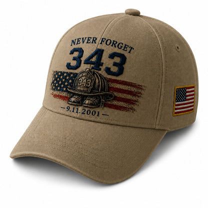 🧢Never Forget 343 Memorial Cap 🎁 Limited-Time Price Cut Available Now
