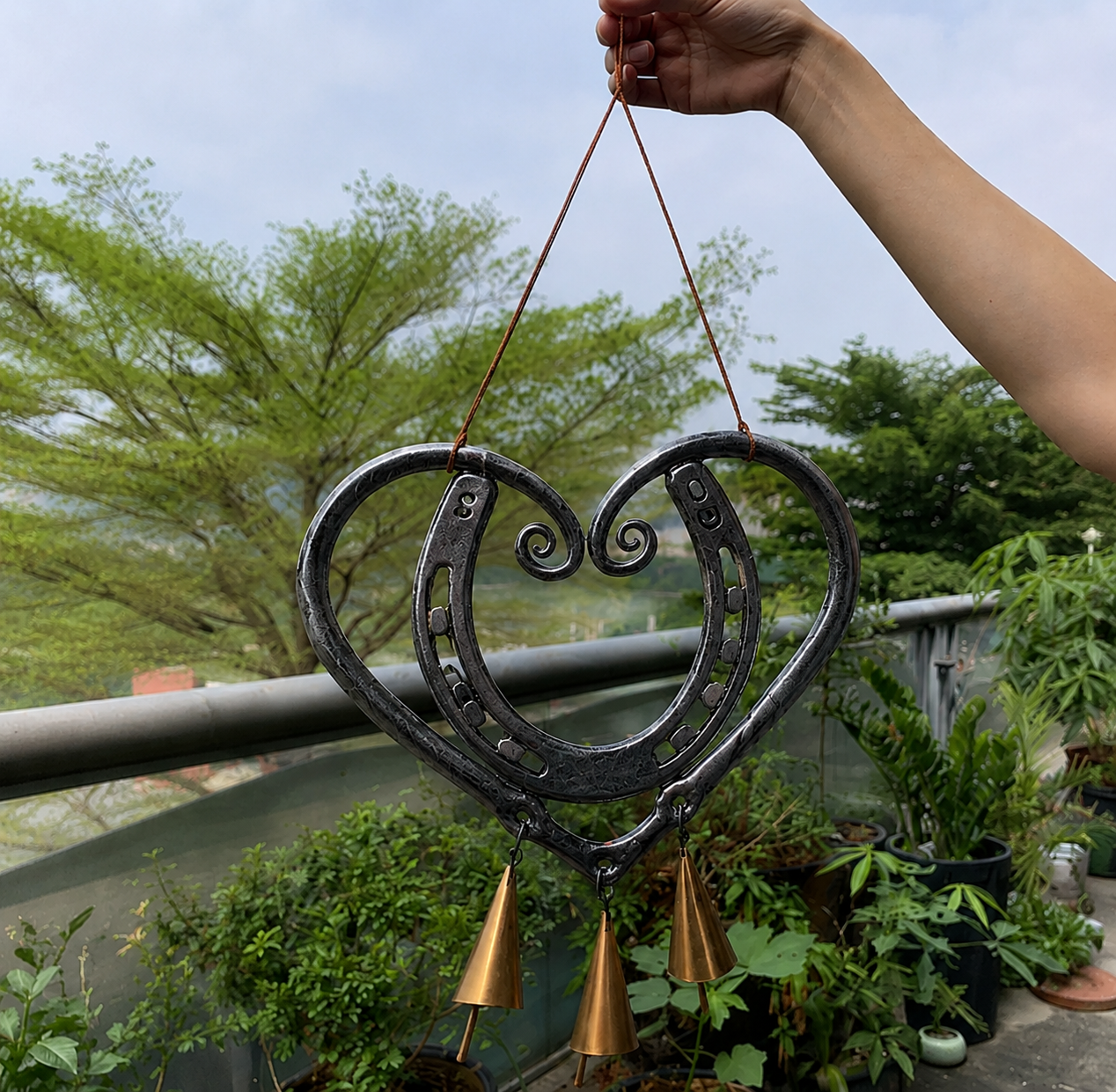 The Horseshoe Heart Wind Chime ❤🐎