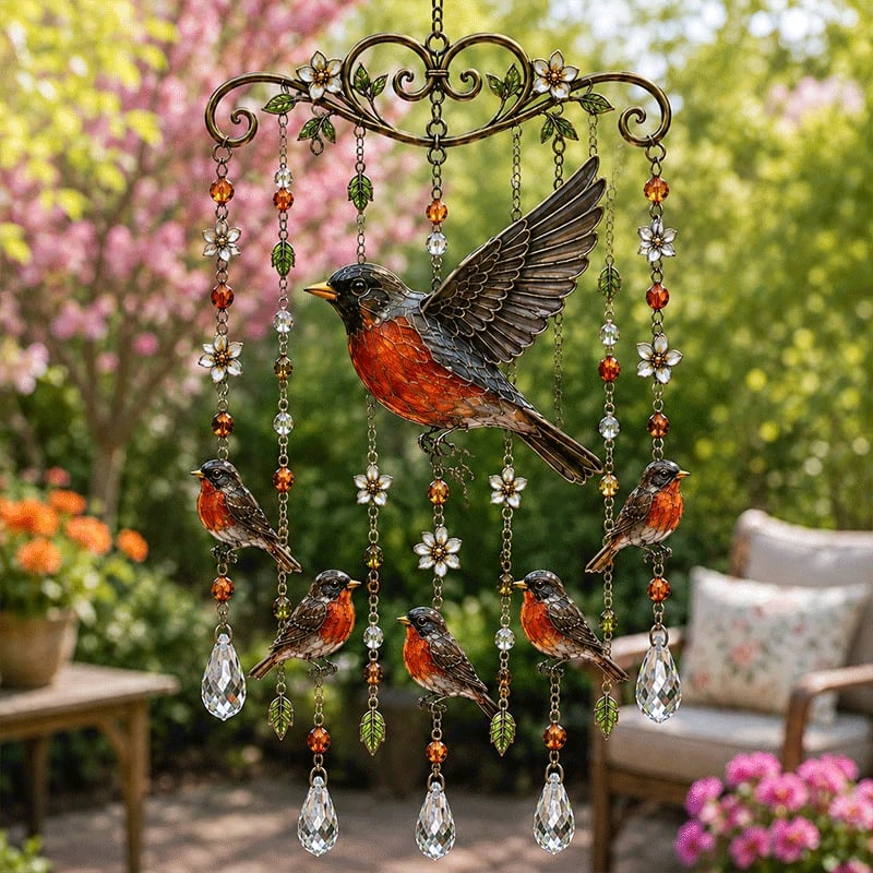 🐦🎐Last Day 49% OFF - 🐦🎐Graceful Hummingbird Wind Chime！