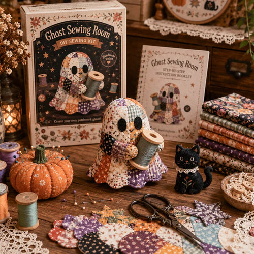🔥49% Off Last Day - 👻Little Ghost’s Cozy Halloween DIY Patchwork Kit