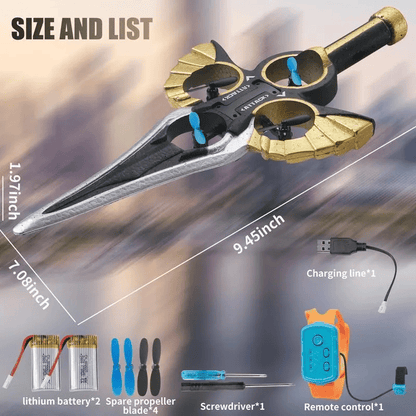 🕹️Magic Flying Battle Sword – LED Hover Spinning Toy✨⚔️