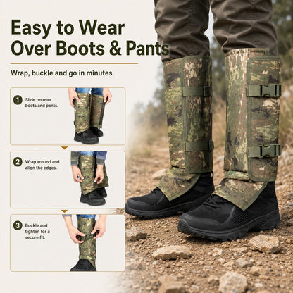 Sports leg warmers, snake bite protection leg warmers, outdoor hunting leg protection against puncture wounds