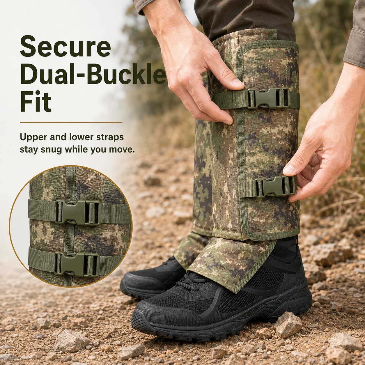 Sports leg warmers, snake bite protection leg warmers, outdoor hunting leg protection against puncture wounds