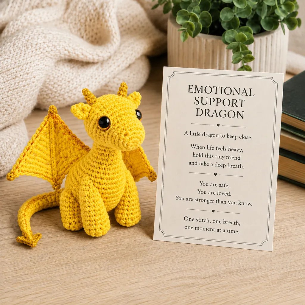 🐲💕Emotional Support Dragon Pocket Buddy