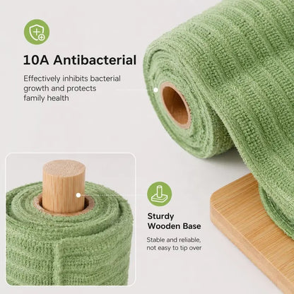 🌟 Premium Reusable & Antibacterial Cleaning Cloth Roll 🌟