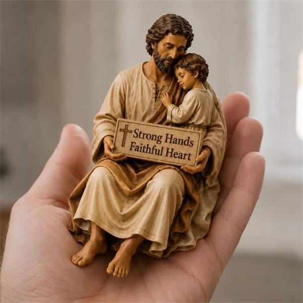 🔥Father's Day 49% OFF ✨Hand-Painted Ceramic Saint Joseph ✝️Protector of Fathers🙏