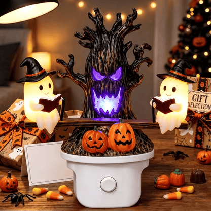 🔥HOT SALE 49% OFF-🎃👻Animated Seesaw Ghost Plug In LED Night Light