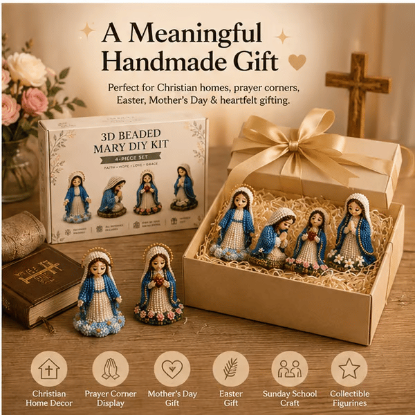 🔥LAST DAY 50% OFF - 🙏✨ Bead Your Blessings – Christian Faith Art Kit