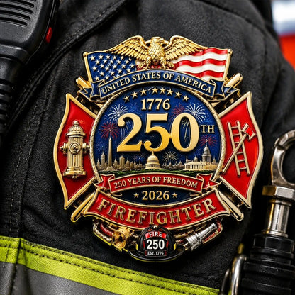 🔥Last Day 49% OFF - 250th Anniversary Firefighter Badge
