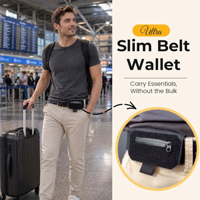 Slim Belt Wallet — Zero Bulk For Your Everyday Carry