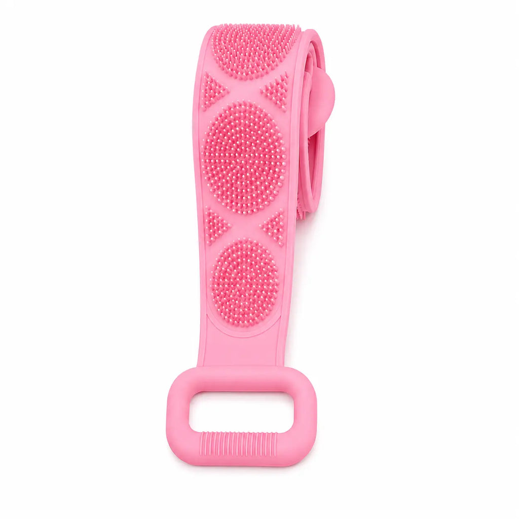Silicone Bath Brush, Double-Sided Back Scrubber for Body Cleansing & Exfoliating