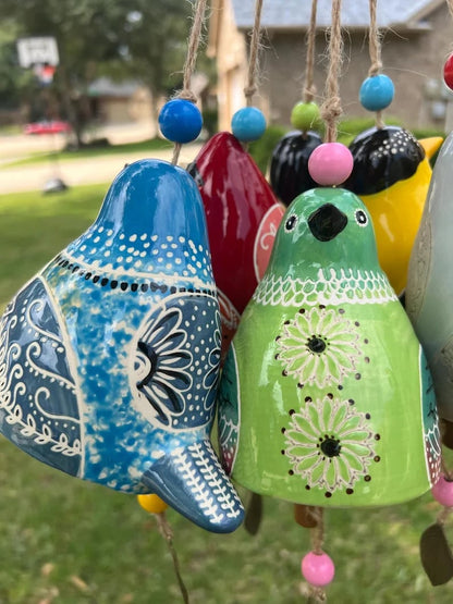 🐦Hand-Painted Ceramic Bird wind Chimes (Handmade by Jordan Maynard®)-Buy 3 Free Shipping