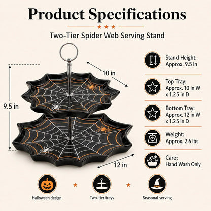 🔥HOT SALE 49% OFF – ✨Two-Tier Ghost Serving Stand