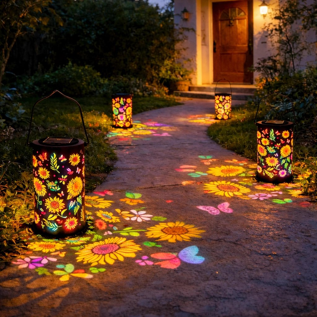 🌻Colorful Sunflower Glow Solar Garden Lantern