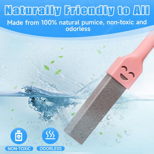 Pumice Stone Toilet Cleaner with Extra Long Handle