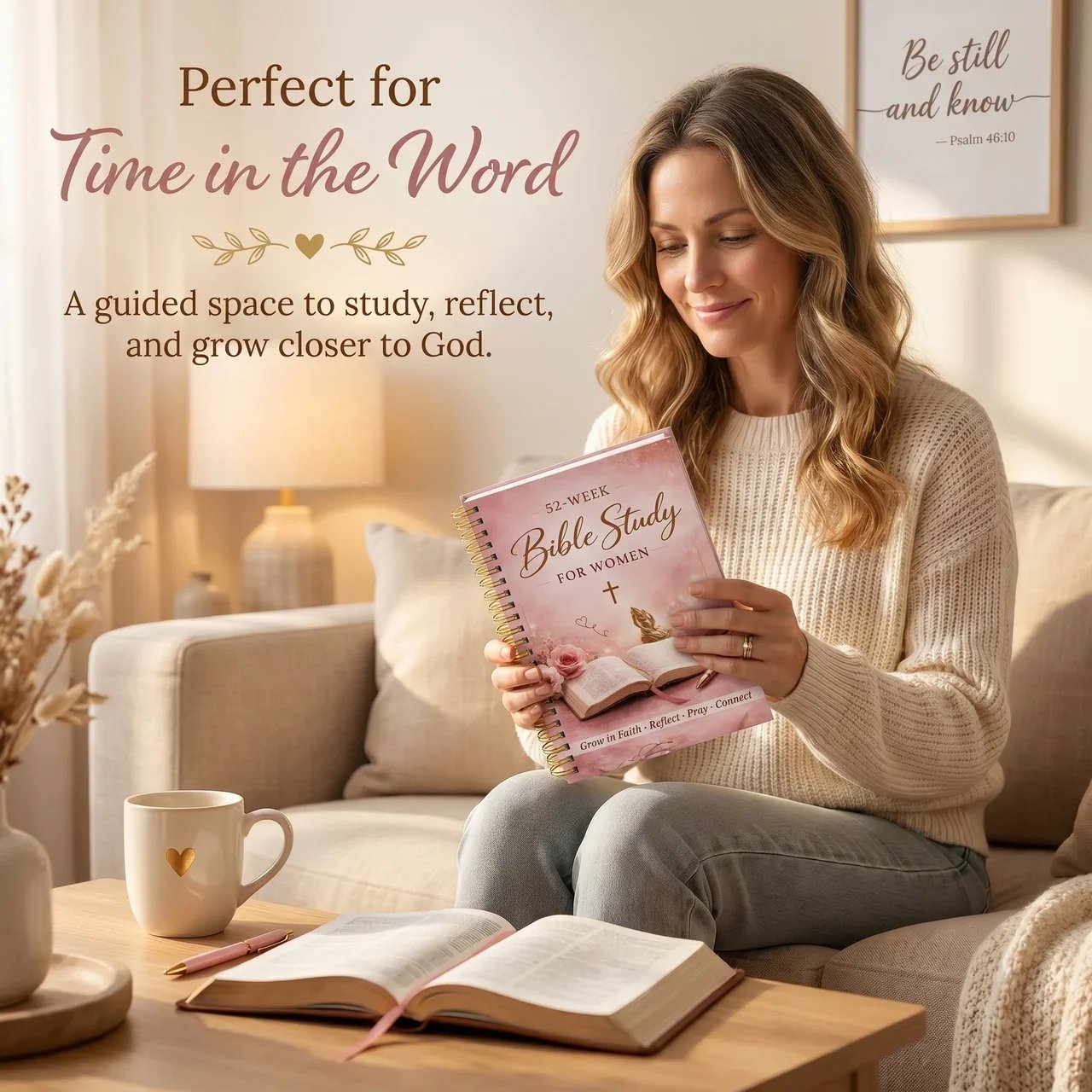 ✝️🙏The Bible in a Year for Women: 52-Week Guided Study📚