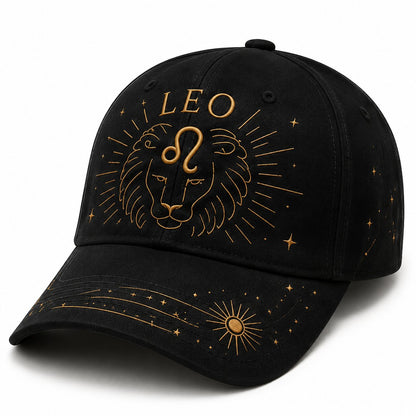 🔥HOT SALE ♈12 Zodiac Signs Embroidered Cap Collection – Celestial Hats Made for Every Personality