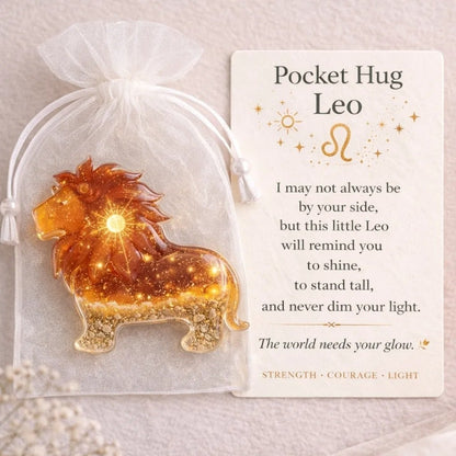 ⚡️🎁🔮Zodiac Glass Pocket Hug