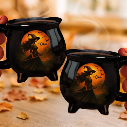 🔥Halloween Early Bird Sale🎃Custom  Witch Cauldron Mug — The Ultimate Halloween Brew! 🔮💀☕️