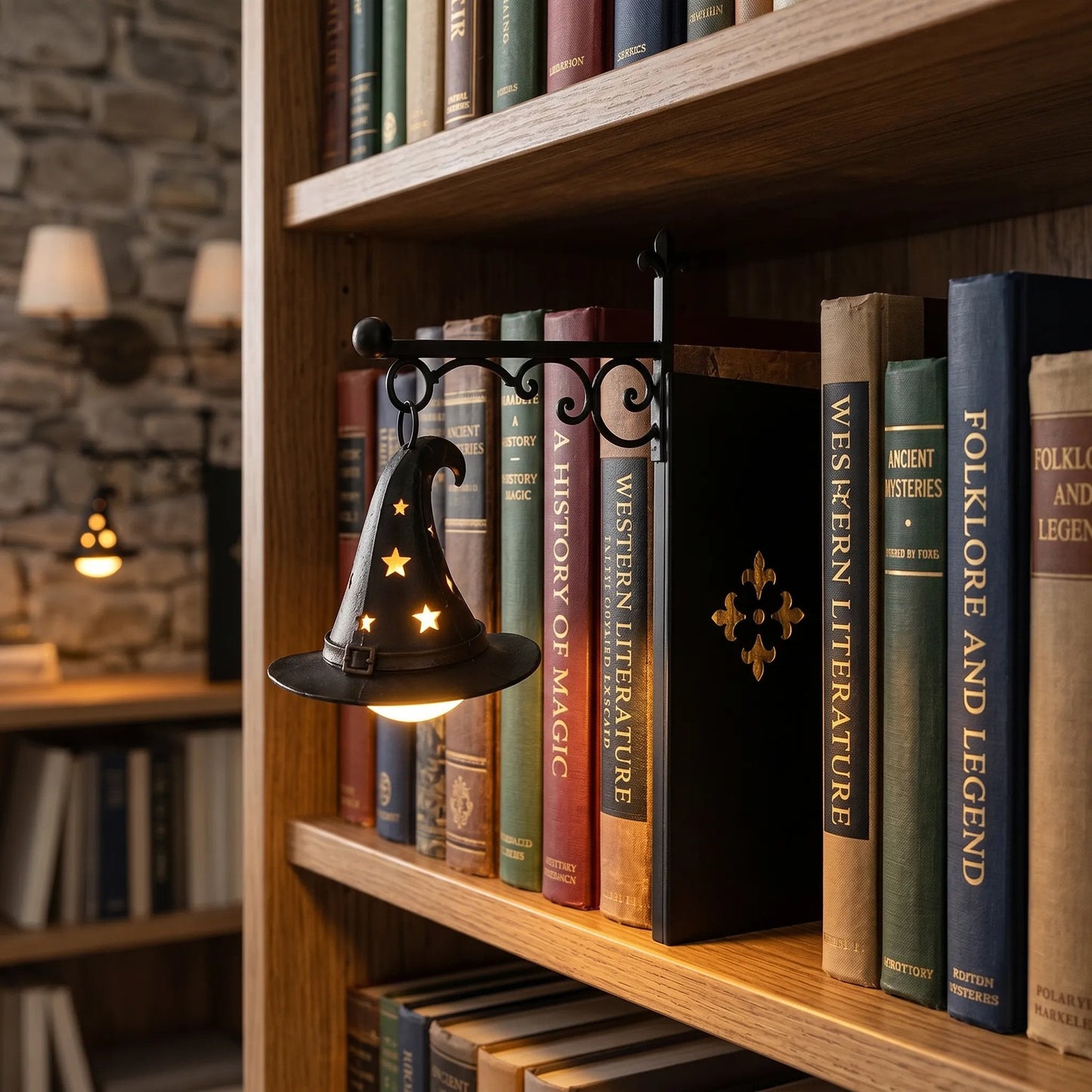📚 Where Every Shelf Tells a Story——Halloween Edition Library Shelf Lanterns