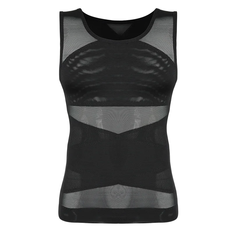 🔥Buy 2 Get FreeShipping-Men Compression Shirt CrossMesh Tank Top Breathable