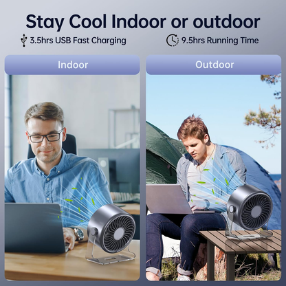 🌬️Quiet Portable Desk Fan
