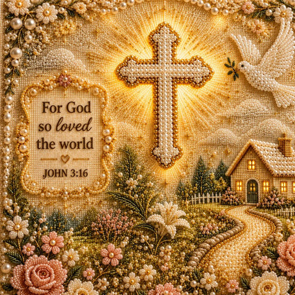 Garden of Faith Pearl Art Collection | Scripture Pearl Art DIY Kit