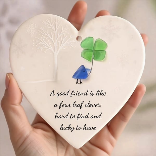 ❤️Heart-Shaped  Friendship Decor🌊✨ Shaped by Nature & Crafted by Hand💝