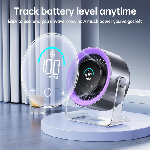 🌬️Quiet Portable Desk Fan