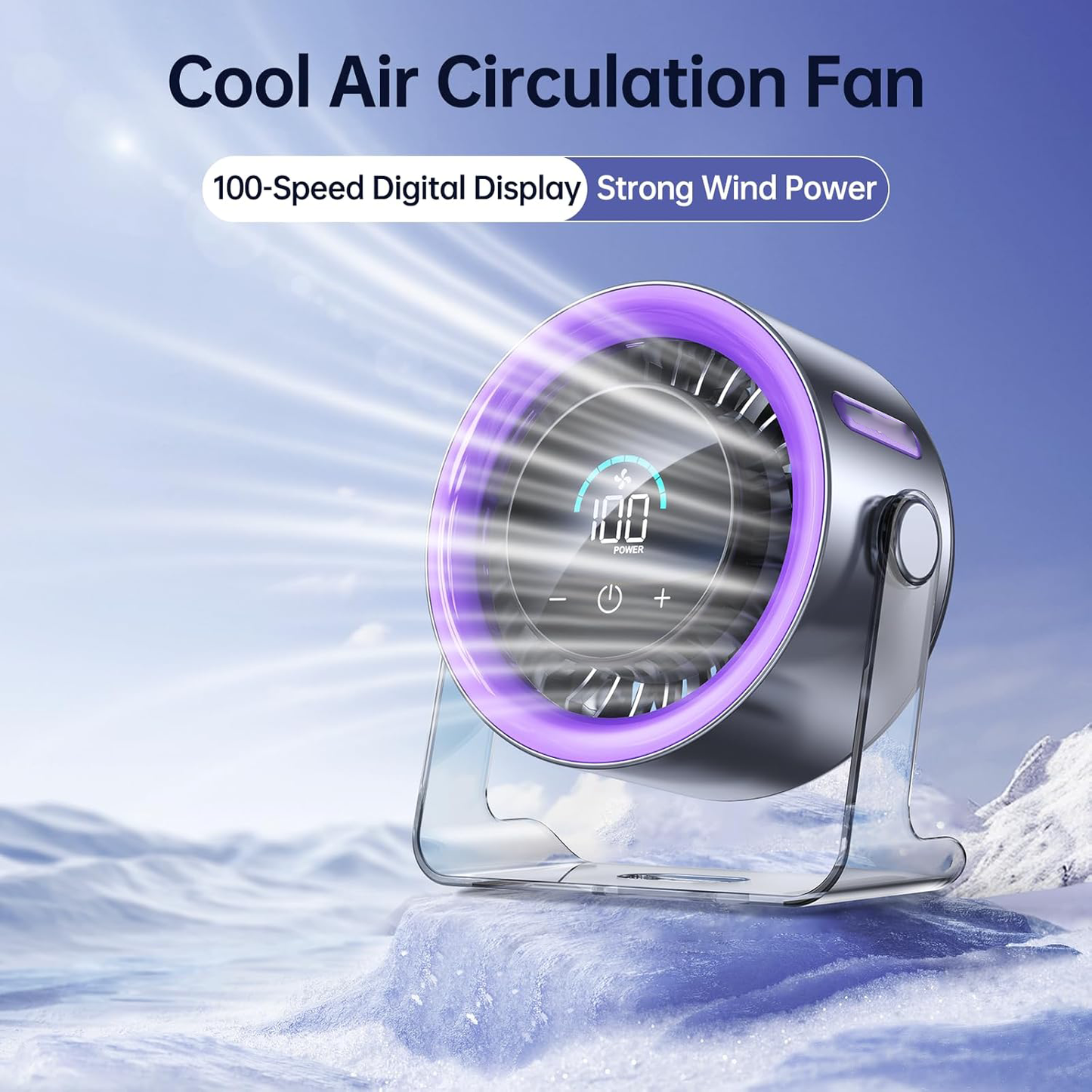 🌬️Quiet Portable Desk Fan