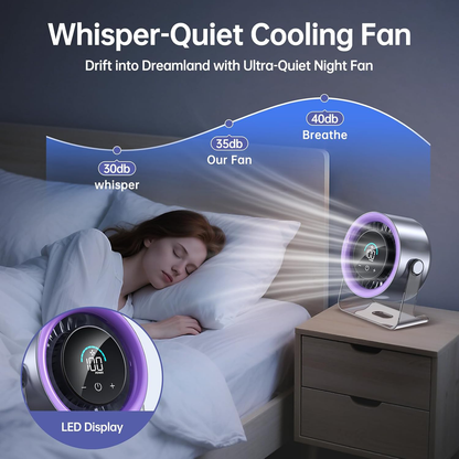 🌬️Quiet Portable Desk Fan