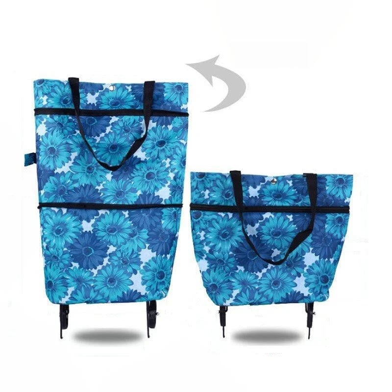 🔥HOT SALE 50% OFF - 🛍️Foldable 2-in-1 Shopping Bag