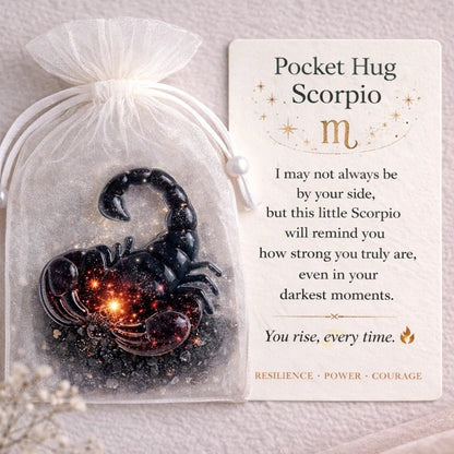 ⚡️🎁🔮Zodiac Glass Pocket Hug