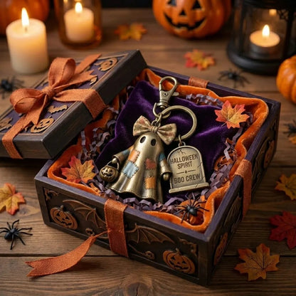 🔥Last Day 49% OFF🔥Halloween Spirit Boo Crew Ghost Keychain