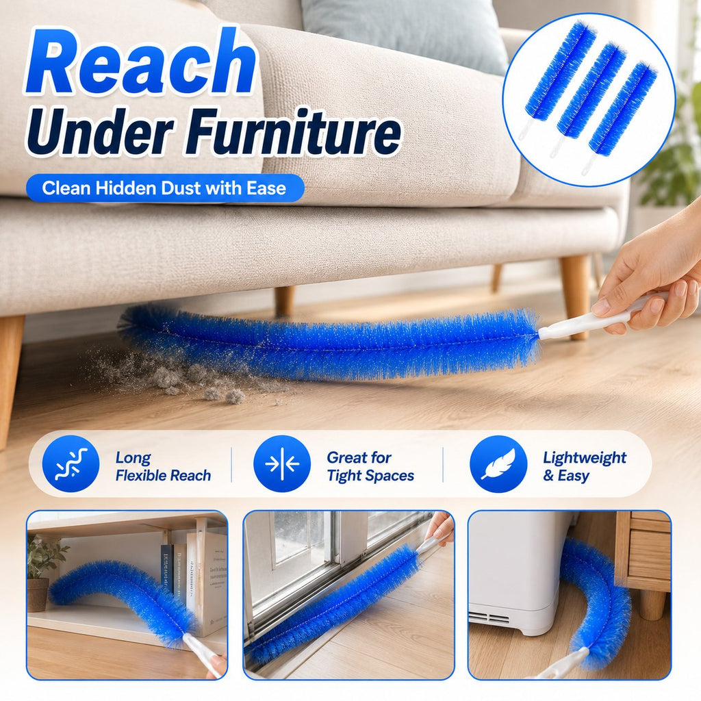 🔥Free Shipping🔥 Bendable Microfiber Head,Reusable Dust Remover