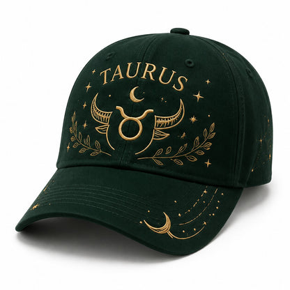 🔥HOT SALE ♈12 Zodiac Signs Embroidered Cap Collection – Celestial Hats Made for Every Personality