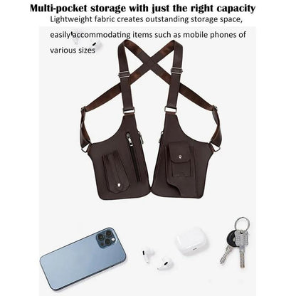 🔥2026 Hot Sale 50% OFF!🔥-Premium Leather Adjustable Underarm Shoulder Bag for Men & Women
