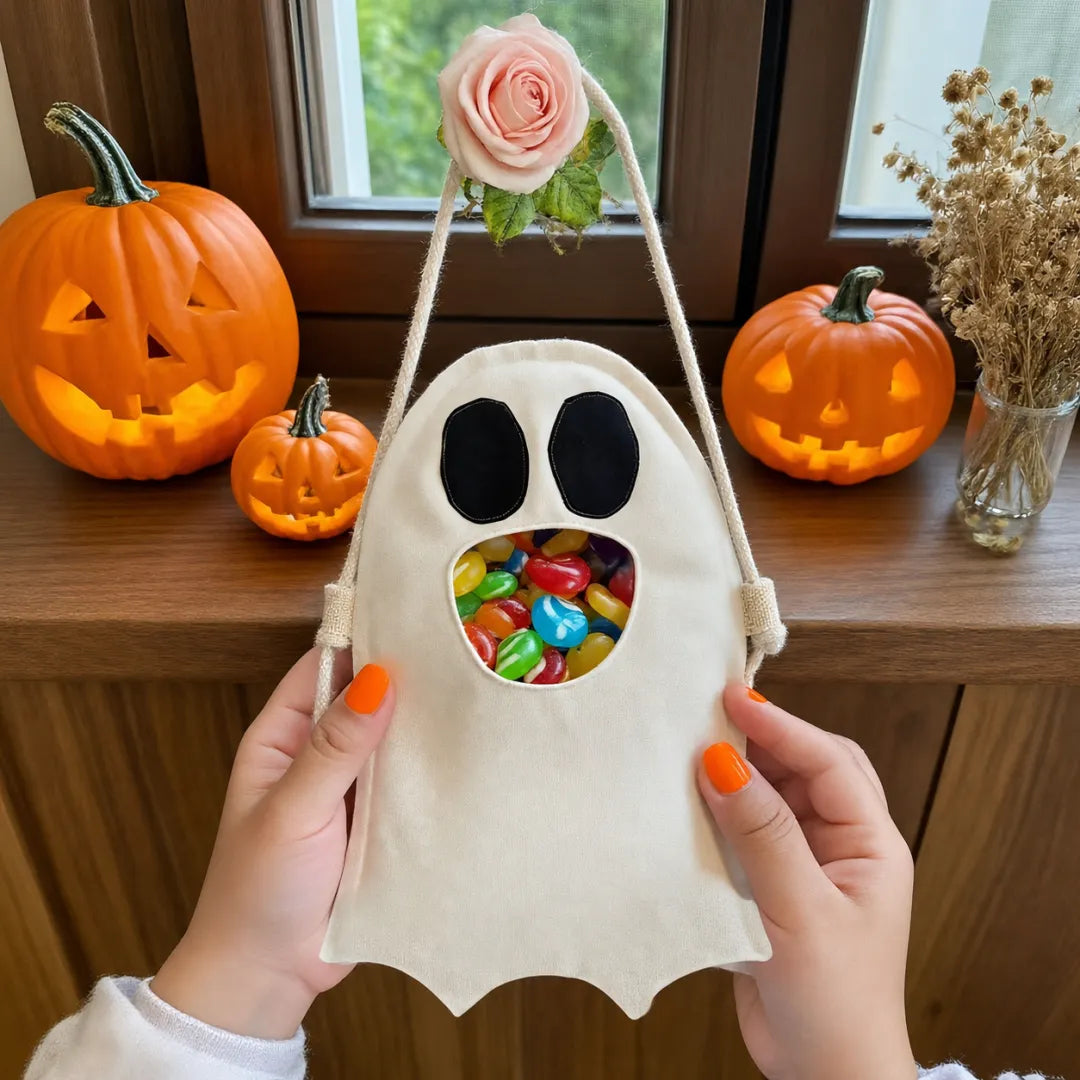 🎃 Feed the Ghost! Halloween Ghost Bag