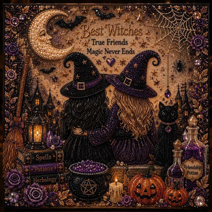🔥Last Day 49% OFF - 👻 Cute Ghosts Pumpkins 3D Pearl Mosaic Art Kit Halloween Decor (No Mess, Beginner), Age 8+