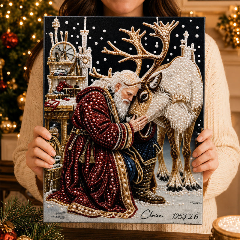 🎄 Christmas Reindeer Diamond Painting Kit