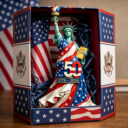 Handmade USA 250th Anniversary Statue of Liberty Figurine