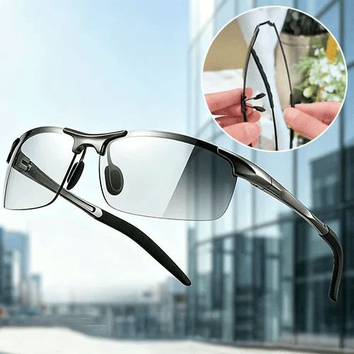 🕶️Photochromic Sunglasses with Anti-glare Polarized Lens🌞